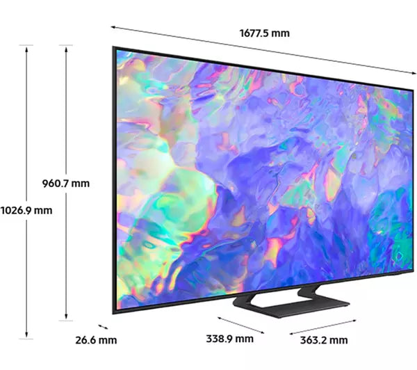 SAMSUNG CU8500 75 inch Crystal UHD Smart 4K HDR LED TV (2023) - UE75CU8500K