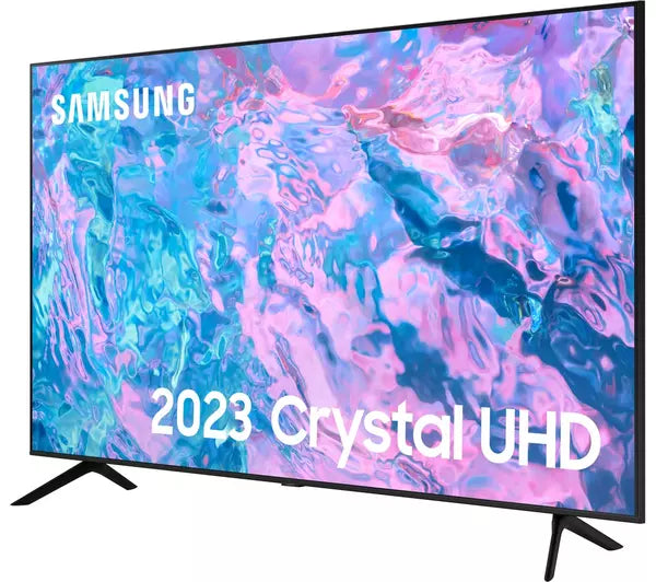 SAMSUNG CU7100 43 inch 4K Ultra HD HDR LED Smart TV (2023) - UE43CU7100