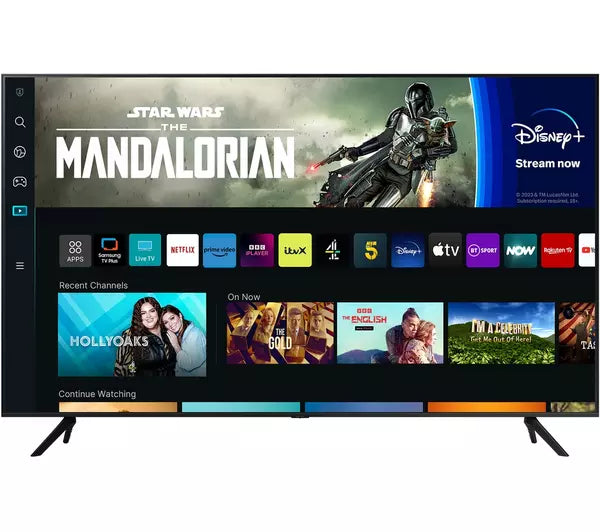 SAMSUNG CU7100 43 inch 4K Ultra HD HDR LED Smart TV (2023) - UE43CU7100