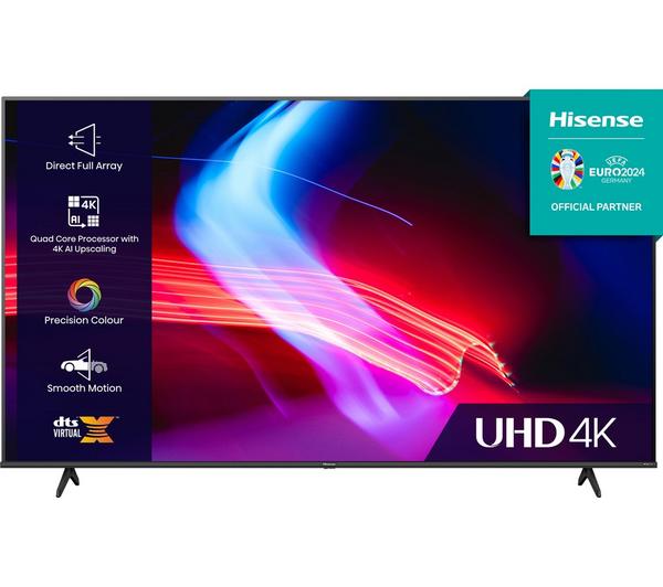 HISENSE 65A6KTUK 65" Smart 4K Ultra HD HDR LED TV with Amazon Alexa