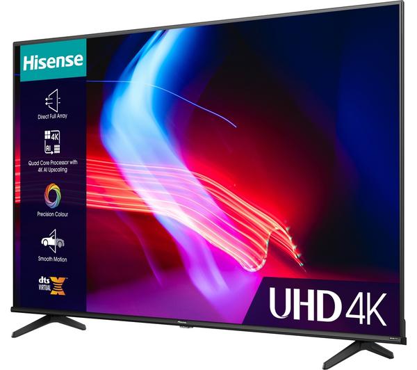 HISENSE 65A6KTUK 65" Smart 4K Ultra HD HDR LED TV with Amazon Alexa