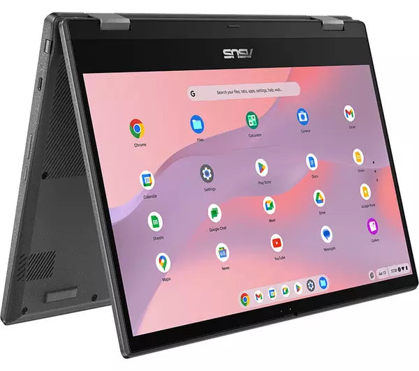 ASUS CM14 Flip 14" 2 in 1 Chromebook - MediaTek Kompanio 520, 128 GB eMMC, Grey