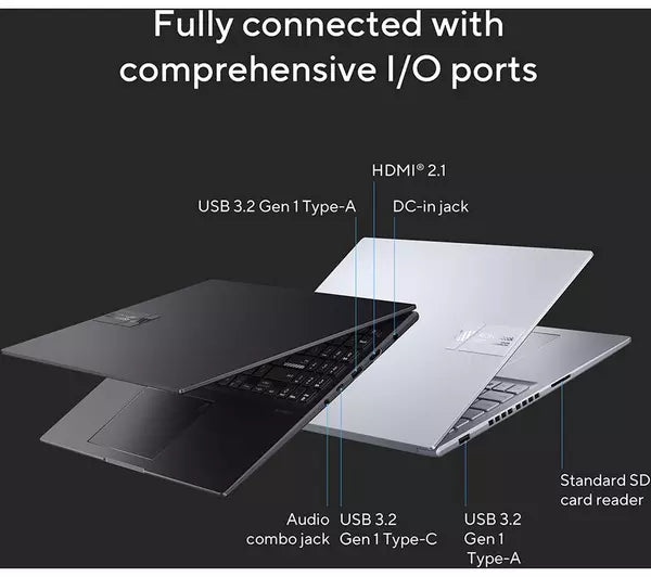 ASUS Vivobook 16X K3605ZF 16" Laptop - Intel® Core™ i5, 512 GB SSD, Silver