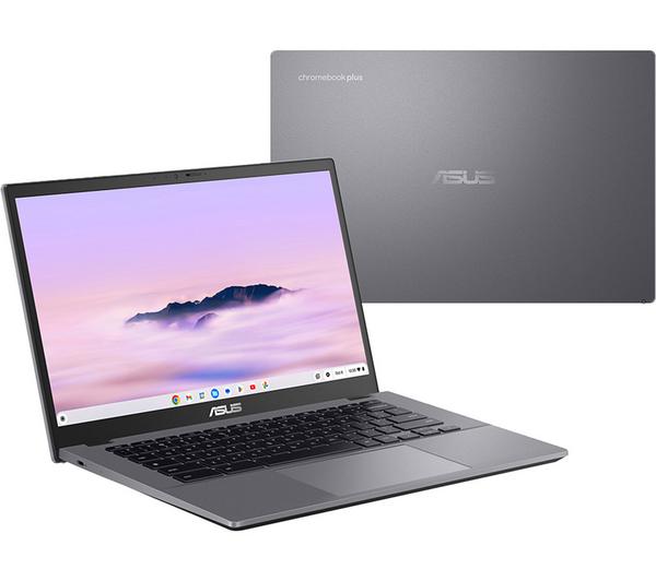 ASUS CX34 14" Chromebook Plus - Intel® Core™ i3, 256 GB UFS, Grey