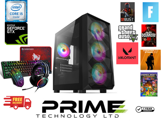 Gaming Pc Entry Level ,Core I5 6th Gen, SSD, GTX 1060