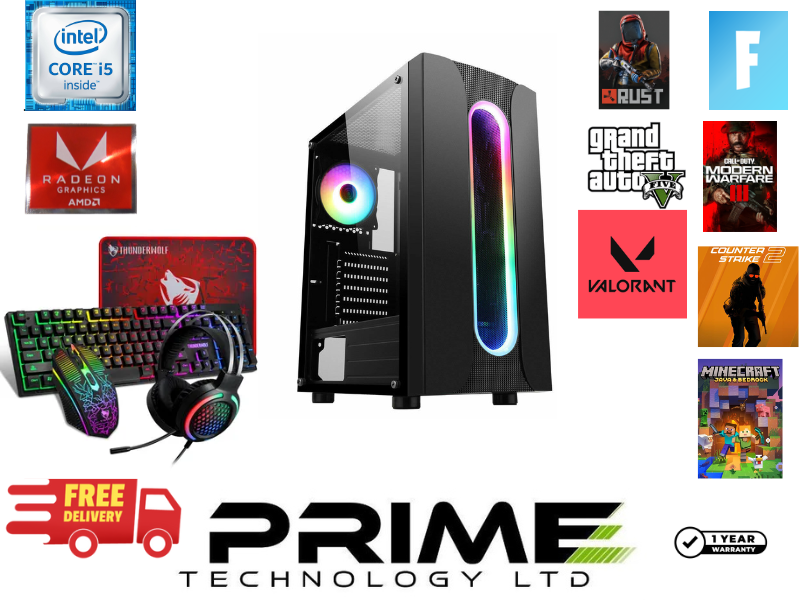 Gaming Pc Entry Level ,Core I5 6th Gen, SSD, GTX 1060