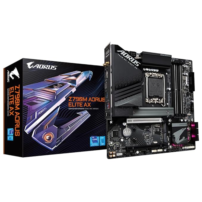 GIGABYTE Z790M Aorus Elite Ax Lga1700 Micro ATX DDR Motherboard