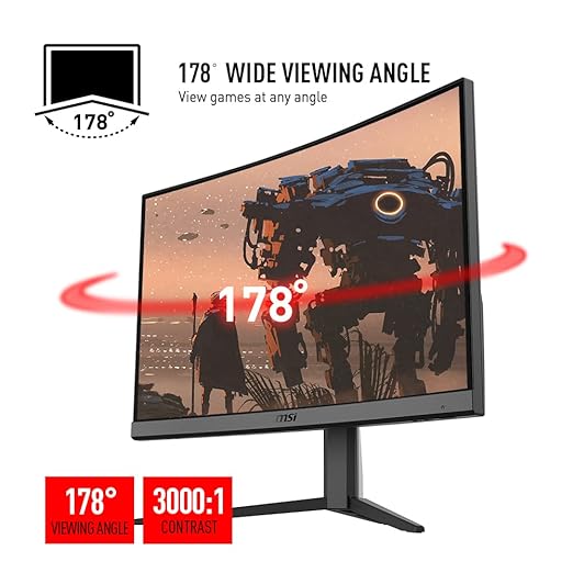 MSI Optix G24C4 Curved Gaming Monitor | 23.6 Inch (60 Cm) 1920 X 1080 Pixels