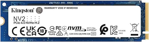 Kingston NV2 NVMe PCIe 4.0 Internal SSD 250GB M.2 2280 - SNV2S/250G