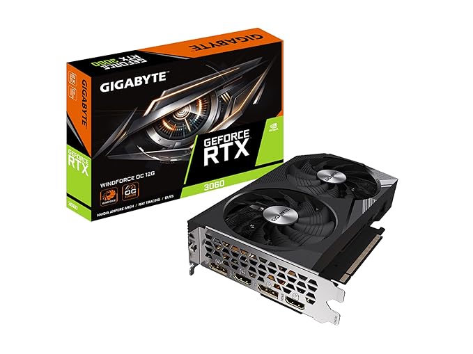 GIGABYTE NVIDIA GeForce RTX 3060 WINDFORCE OC 12GB