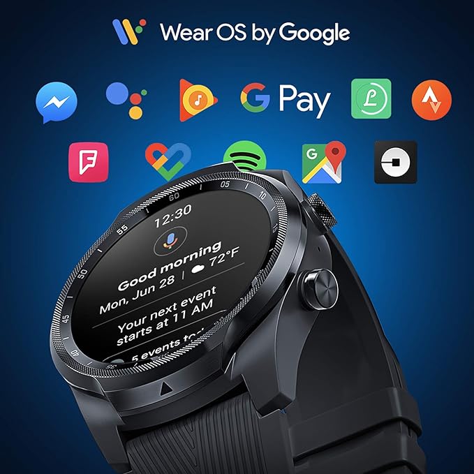 TicWatch Pro 4G LTE Cellular Smartwatch GPS NFC Wear OS by Google