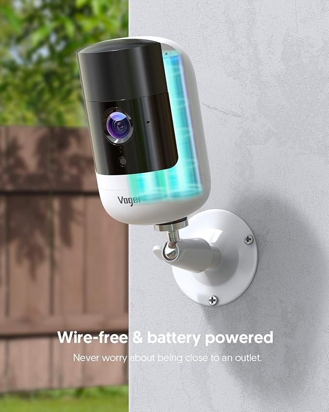 Voger Wireless Security Camera Outdoor with Rechargeable Battery, 1080P