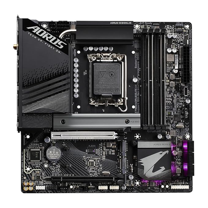 GIGABYTE Z790M Aorus Elite Ax Lga1700 Micro ATX DDR Motherboard