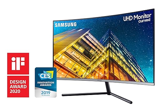 Samsung 32-inch(80cm) 3840 X 2160 Pixels 4K UHD, 1500R Curved Monitor