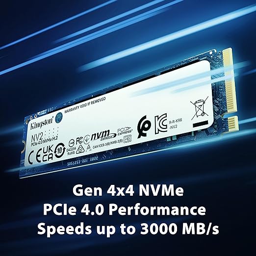 Kingston NV2 NVMe PCIe 4.0 Internal SSD 250GB M.2 2280 - SNV2S/250G
