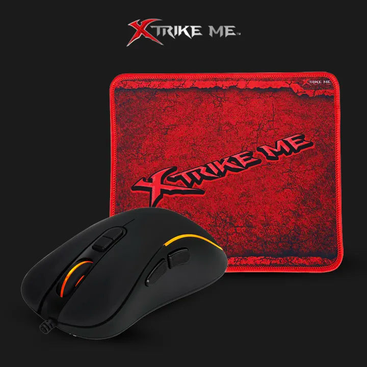 Xtrike Me Gaming Combo Mouse & Mousepad GMP-290 - Black
